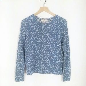 Loft leopard animal print sweater